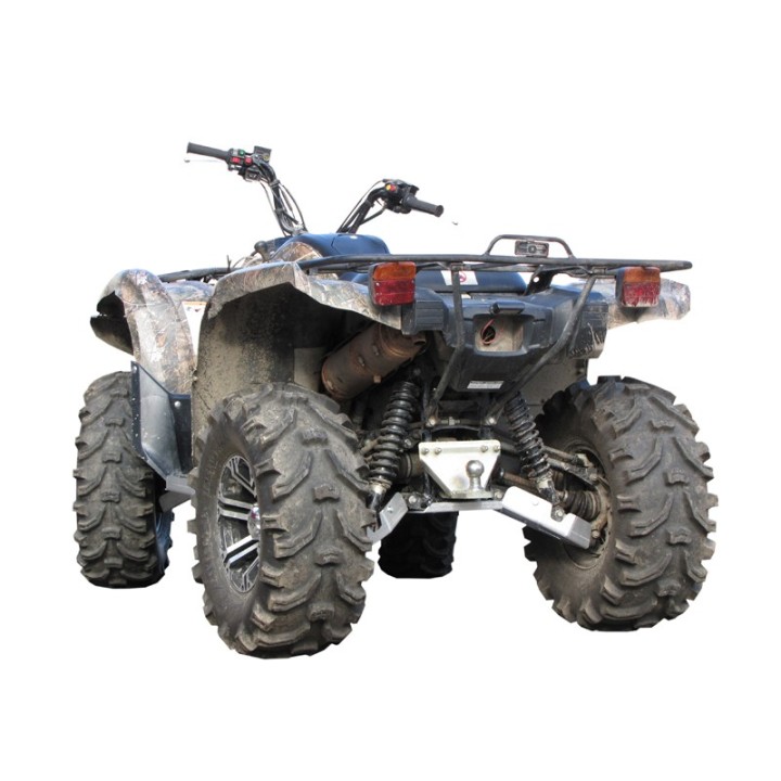 Iron Baltic Skid Plate Full Set Yamaha Grizzly 550 - aluminium - view 3