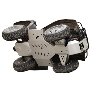 Iron Baltic Skid Plate Full Set Suzuki Eiger 400 - aluminium