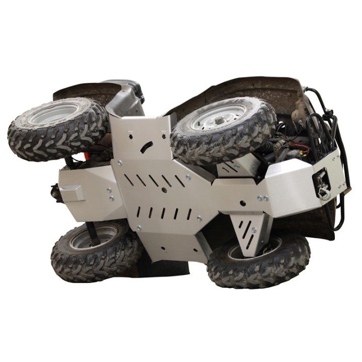 Iron Baltic Skid Plate Full Set Suzuki Eiger 400 - aluminium