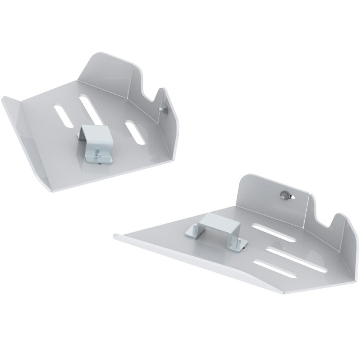 Iron Baltic Rear A-Arm Guards Yamaha Grizzly 550 - aluminium