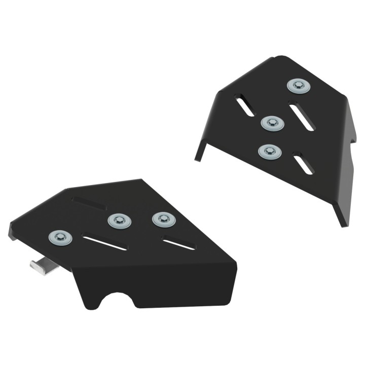 Iron Baltic Rear A-Arm Guards Yamaha Kodiak 700 - HDPE - view 2