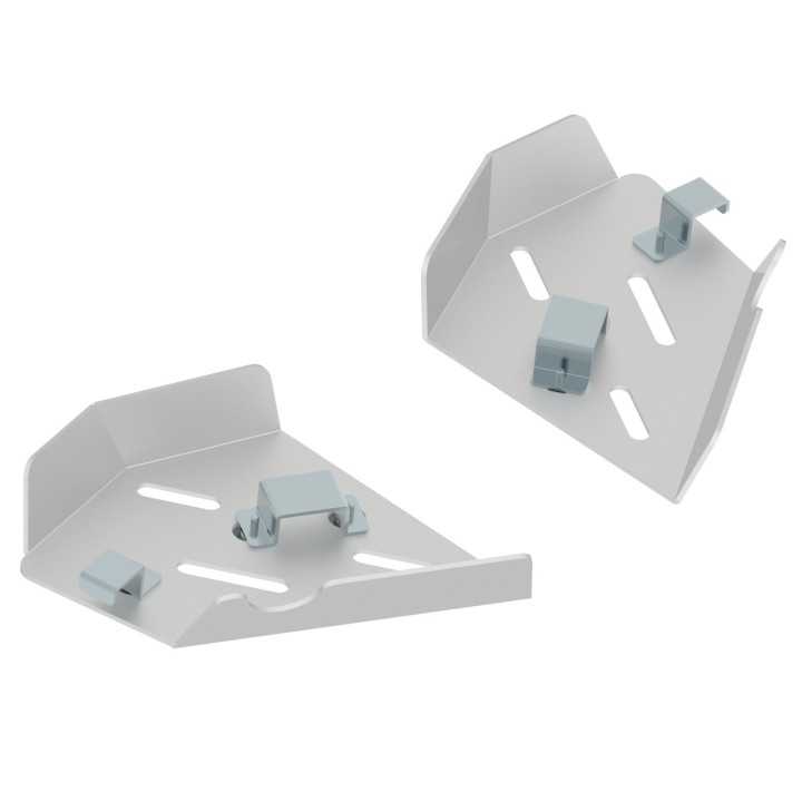 Iron Baltic Rear A-Arm Guards Yamaha Kodiak 700 - aluminium