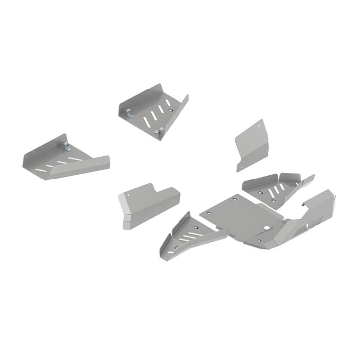 Iron Baltic Skid Plate Full Set Yamaha Wolverine 700 - aluminium - view 5