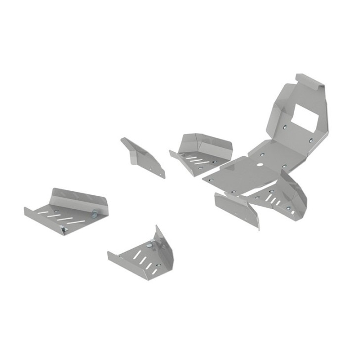 Iron Baltic Skid Plate Full Set Yamaha Wolverine 700 - aluminium - view 7
