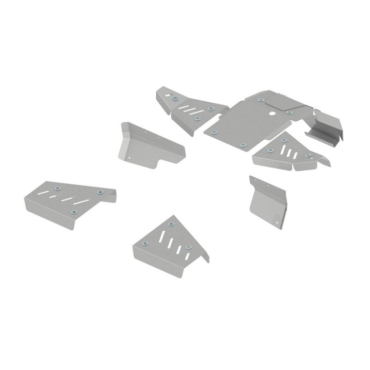 Iron Baltic Skid Plate Full Set Yamaha Wolverine 700 - aluminium - view 8
