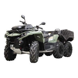 Iron Baltic Skid Plate Full Set Can-Am Outlander 6x6 MAX (2017-2018) - aluminium - view 2