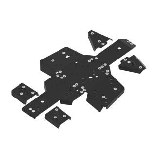 Iron Baltic Skid Plate Full Set Linhai 500 - HDPE - view 2