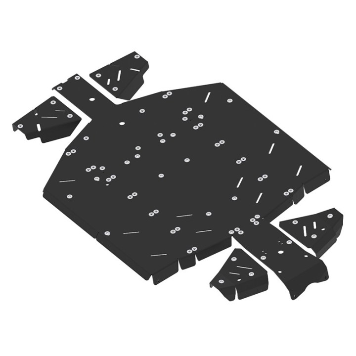 Iron Baltic Skid Plate Full Set John Deere Gator XUV 865 - HDPE - view 4