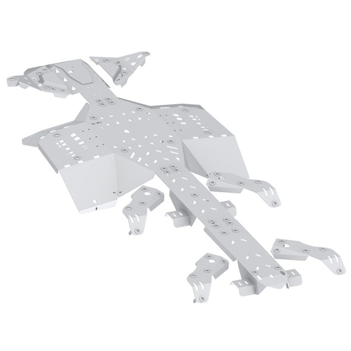 Iron Baltic Skid Plate Full Set Can-Am Outlander 6x6 MAX (2019+) - aluminium