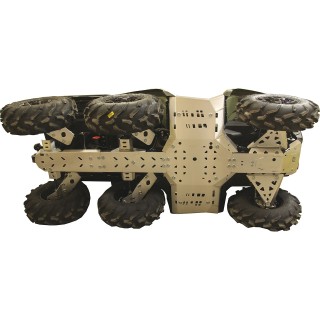 Iron Baltic Skid Plate Full Set Can-Am Outlander 6x6 450 T - aluminium