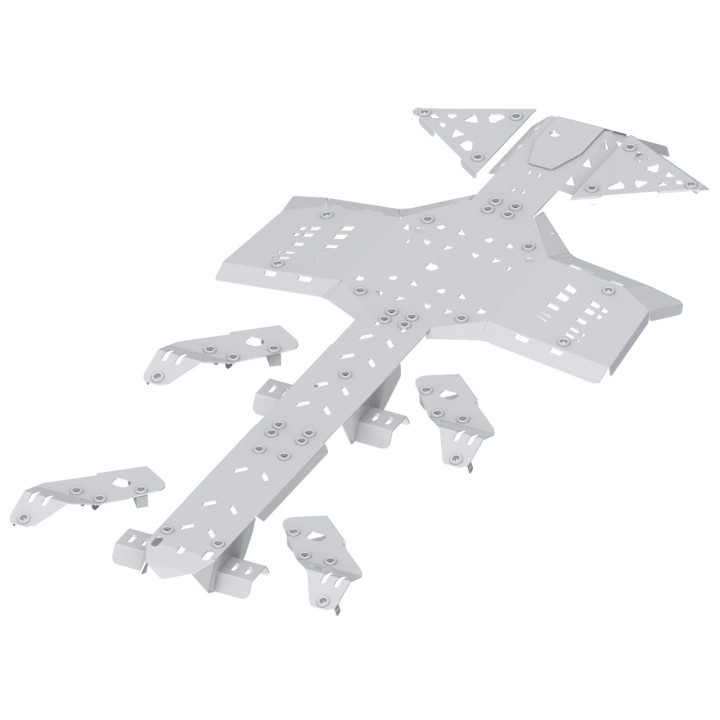 Iron Baltic Skid Plate Full Set Can-Am Outlander 6x6 450 T - aluminium - view 3