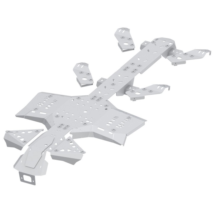 Iron Baltic Skid Plate Full Set Can-Am Outlander 6x6 450 T - aluminium - view 4