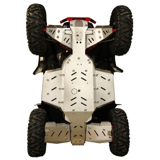 Iron Baltic Skid Plate Full Set Polaris Scrambler XP 1000 S - aluminium