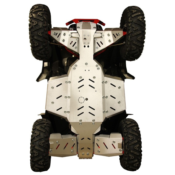 Iron Baltic Skid Plate Full Set Polaris Scrambler XP 1000 S - aluminium