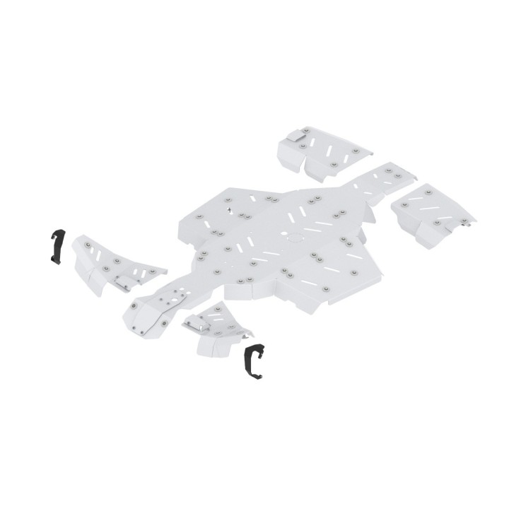 Iron Baltic Skid Plate Full Set Polaris Scrambler XP 1000 S - aluminium - view 3