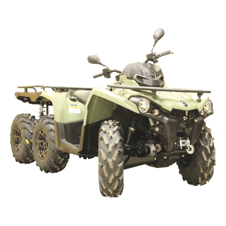 Iron Baltic Skid Plate Full Set Can-Am Outlander 6x6 450 T - HDPE - view 6