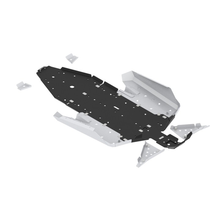 Iron Baltic Skid Plate Full Set Polaris RZR PRO XP - aluminium + plastic - view 9