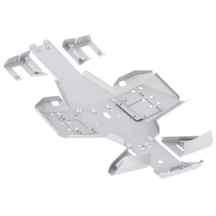 Iron Baltic Skid Plate Full Set Polaris Sportsman 570 (2021+) - aluminium - view 4