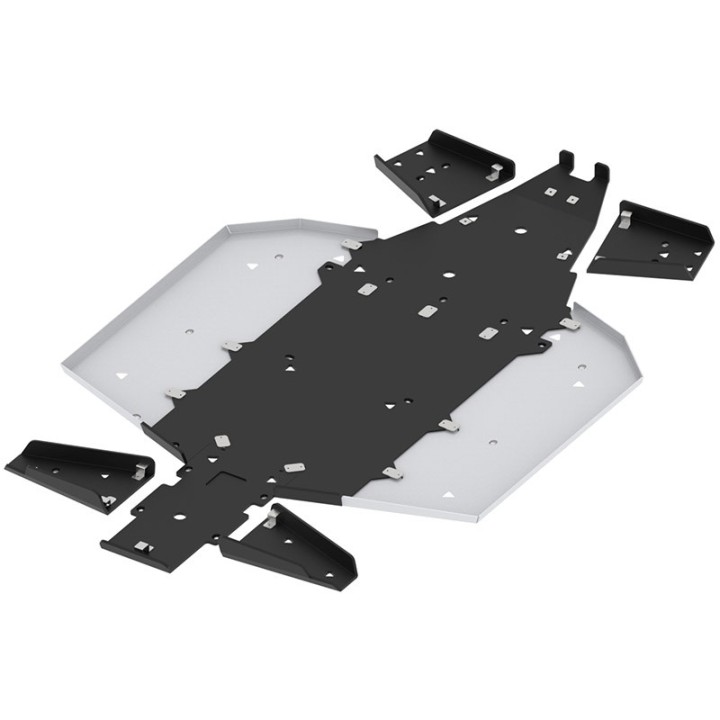 Iron Baltic Skid Plate Full Set Polaris Ranger 1000 XP (2018-2020) - aluminium + plastic - view 2