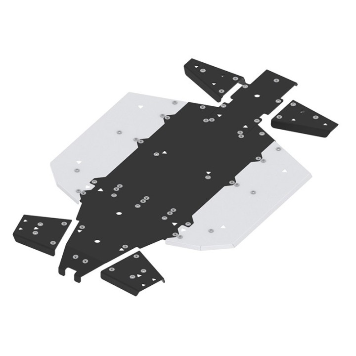 Iron Baltic Skid Plate Full Set Polaris Ranger 1000 XP (2018-2020) - aluminium + plastic - view 5