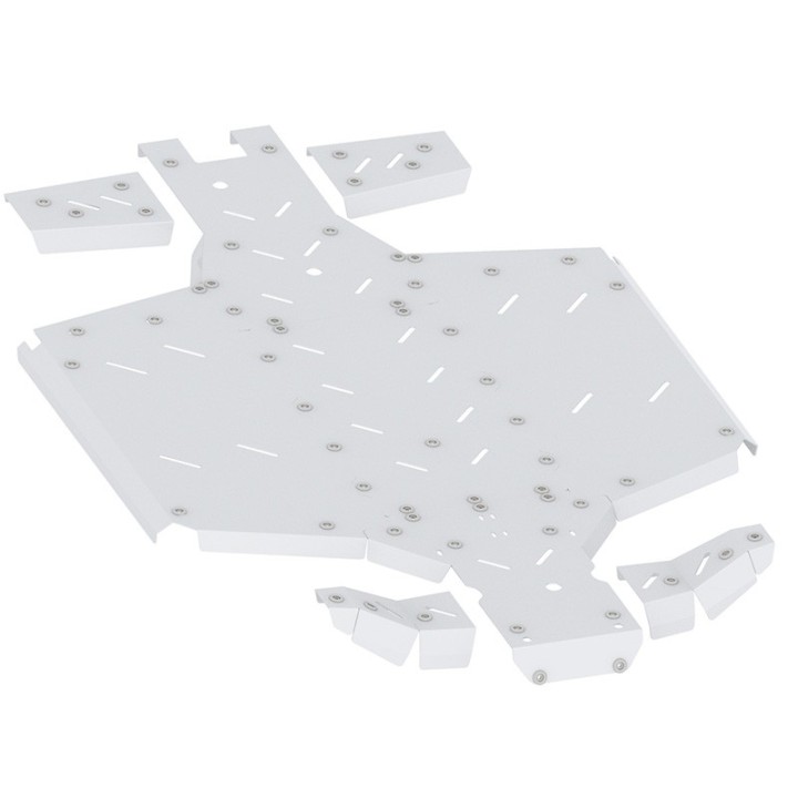 Iron Baltic Skid Plate Full Set CFMOTO UFORCE 1000 (-2021) - aluminium - view 5