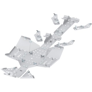 Iron Baltic Skid Plate Full Set Can-Am Outlander 6x6 450 MAX - aluminium
