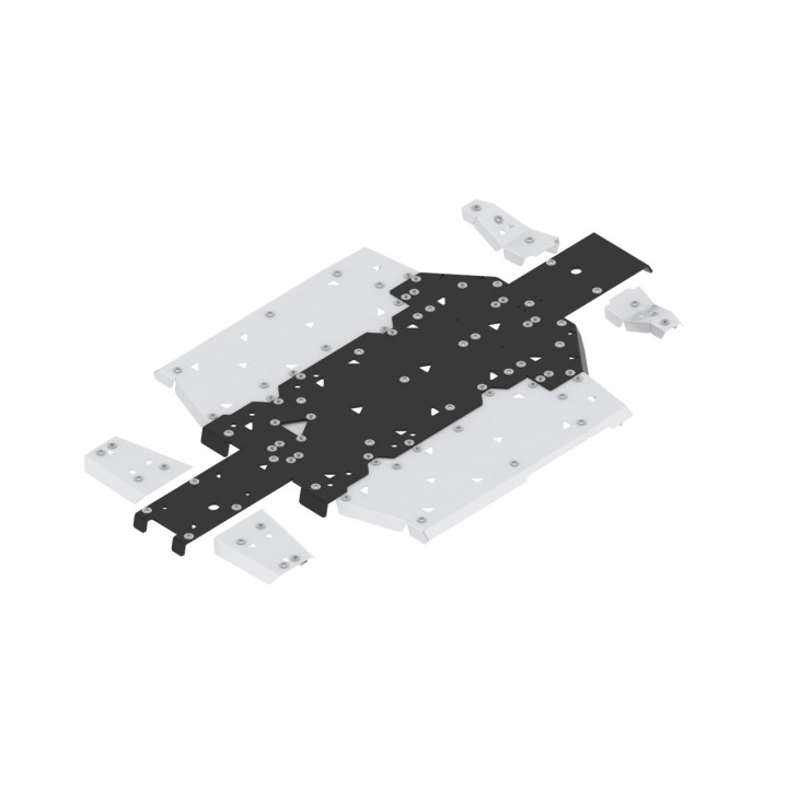 Iron Baltic Skid Plate Full Set CFMOTO UFORCE 600 - aluminium + plastic - view 8