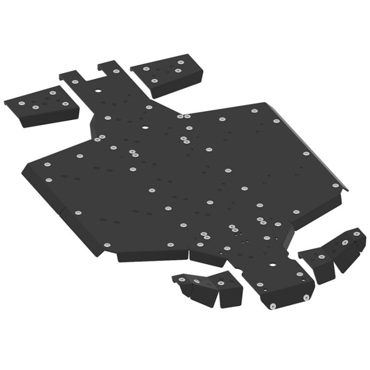 CFMOTO UFORCE 1000 (-2021) HDPE skid plates | Iron Baltic