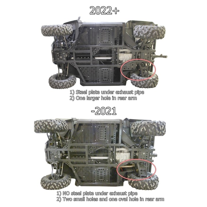 Iron Baltic Skid Plate Full Set CFMOTO UFORCE 1000 (2022+) - HDPE - view 9