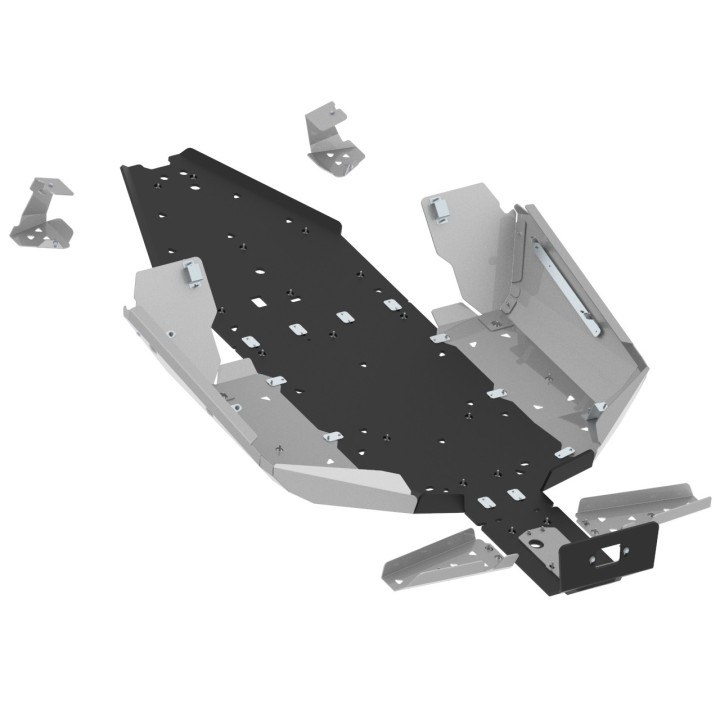 Iron Baltic Skid Plate Full Set CFMOTO ZFORCE 1000 Sport - aluminium + plastic - view 2