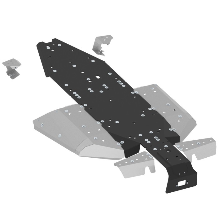 Iron Baltic Skid Plate Full Set CFMOTO ZFORCE 1000 Sport - aluminium + plastic - view 9