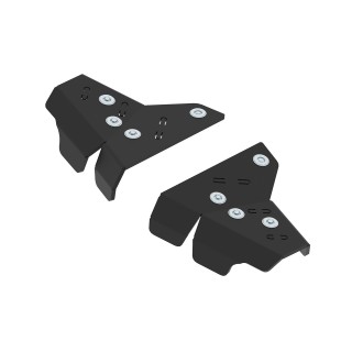 AODES Pathcross 1000 L front A-arm guards HDPE | Iron Baltic