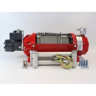 Hydraulic winch K10000 PRO EN14492-1 with steel | Kangaroowi