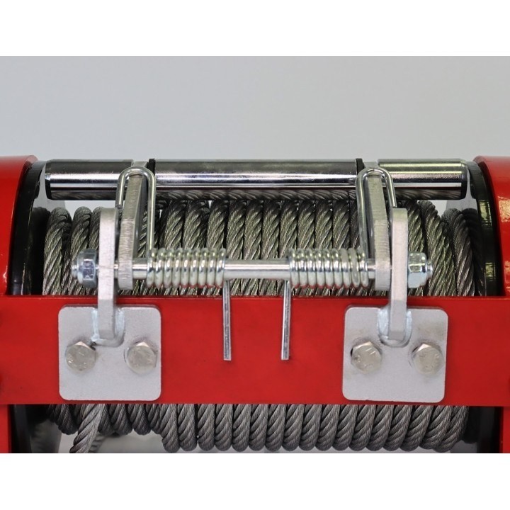 Hydraulic winch K10000 PRO EN14492-1 with steel | Kangaroowi
