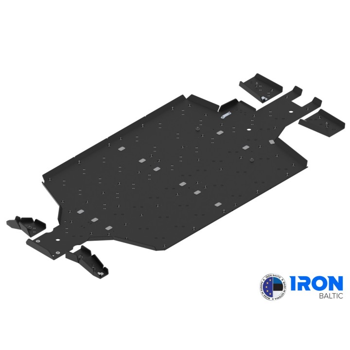 CFMOTO UFORCE 1000 XL (2022+) HDPE skid plates | Iron Baltic