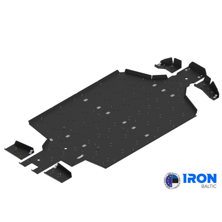 CFMOTO UFORCE 1000 XL (2022+) HDPE skid plates | Iron Baltic