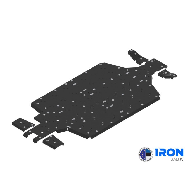 CFMOTO UFORCE 1000 XL (2022+) HDPE skid plates | Iron Baltic