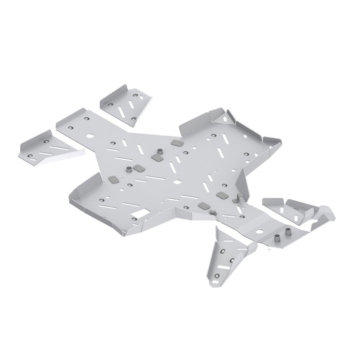 GOES XWOLF 700 aluminium skid plates | Iron Baltic