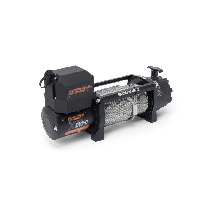 Kangaroowinch K12000XP 24V winch with steel rope and wireless control, 216:1 - view 3