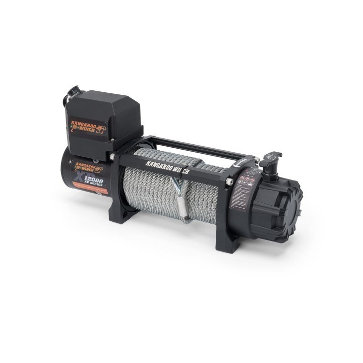 Kangaroowinch K12000XP 24V winch with steel rope and wireless control, 216:1 - view 4