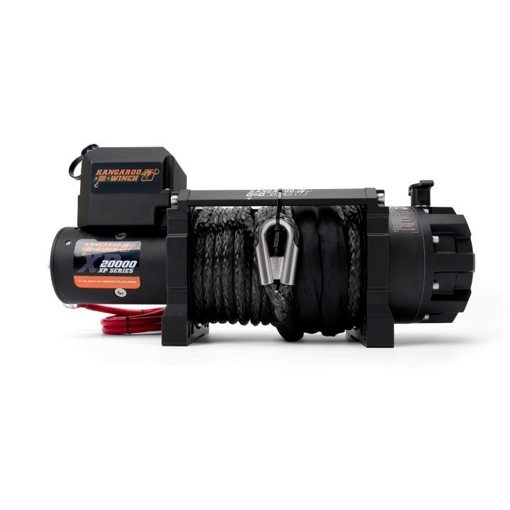 Kangaroowinch K20000XP 24V electric winch with synthetic rope and wireless control, IP68 - view 2