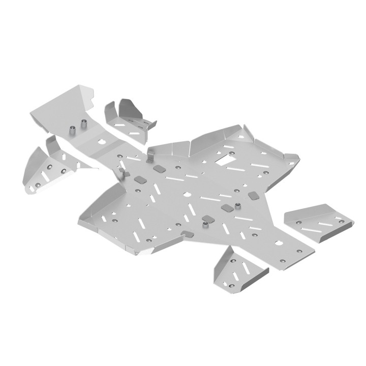 GOES XWOLF 700 aluminium skid plates | Iron Baltic