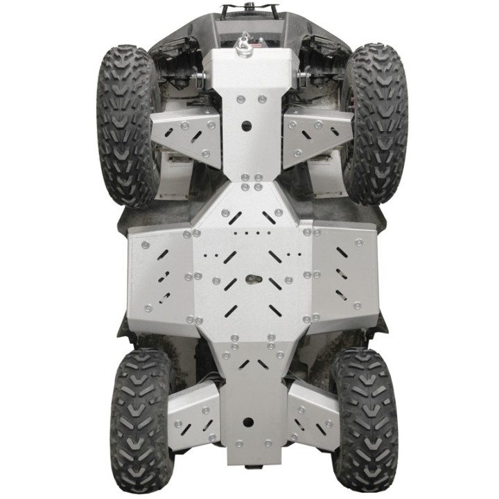 Kymco MXU 700 (-2019) aluminium skid plates | Iron Baltic