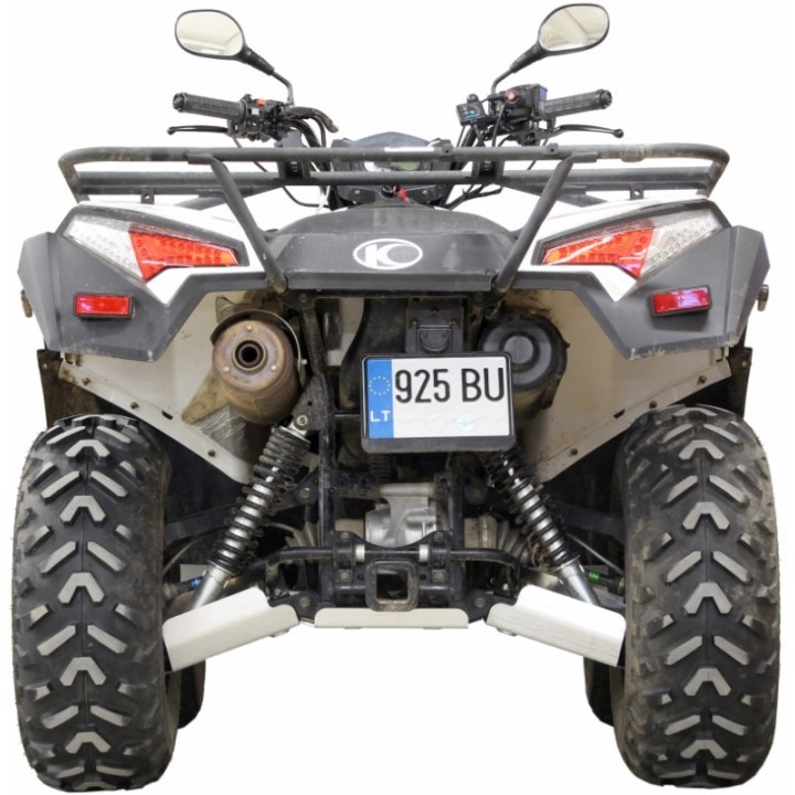 Kymco MXU 700 (-2019) aluminium skid plates | Iron Baltic