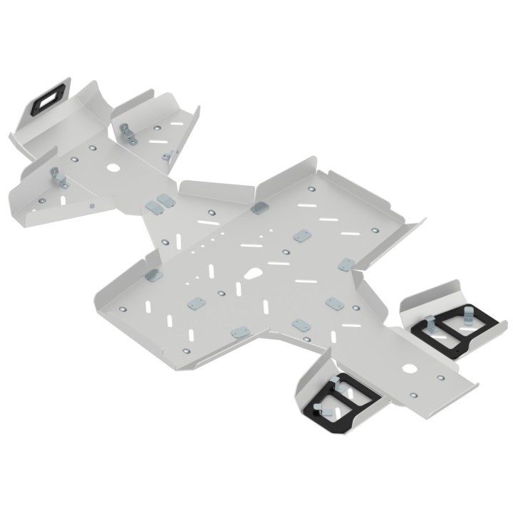 Kymco MXU 700 (-2019) aluminium skid plates | Iron Baltic