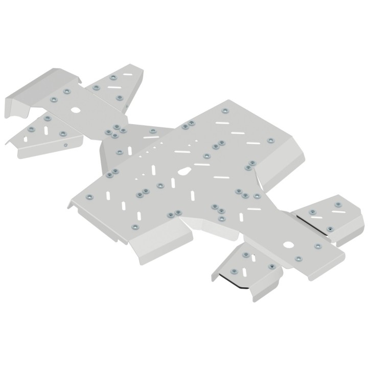 Kymco MXU 700 (-2019) aluminium skid plates | Iron Baltic