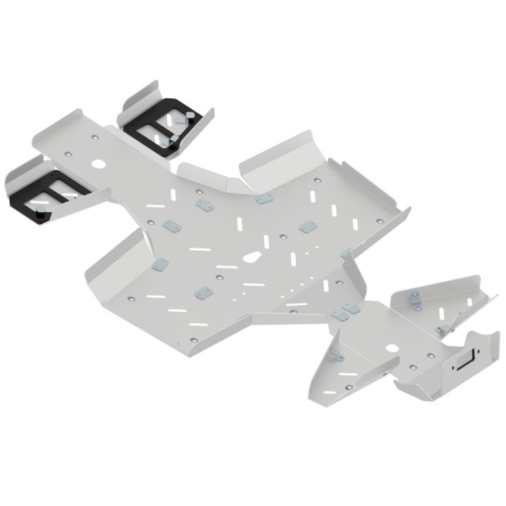 Kymco MXU 700 (-2019) aluminium skid plates | Iron Baltic