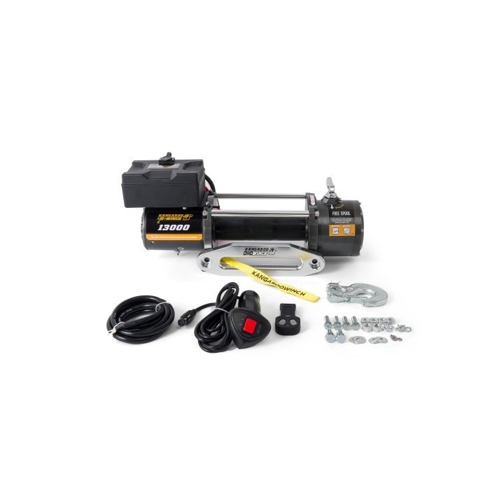 Kangaroowinch K13000 12V electric winch, no rop | Kangaroowi