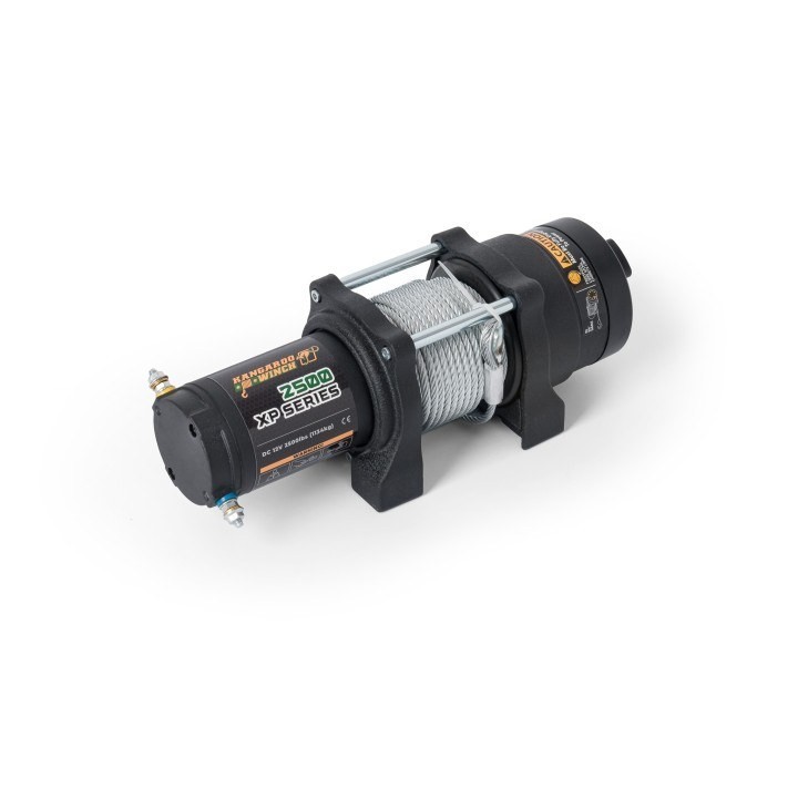 Kangaroowinch K2500XP 12V winch with steel rope | Kangaroowi