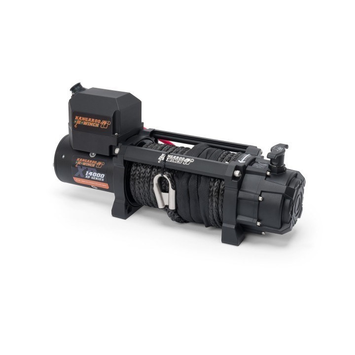 Kangaroowinch K14000XP 24V winch with synthetic | Kangaroowi